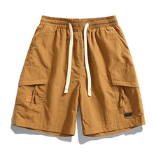 Elias - Herren Cargo-Shorts mit Fächern – Orange