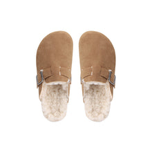 Clog-Schuhe für Frauen mit Plüschfutter - Yadhi – Khaki