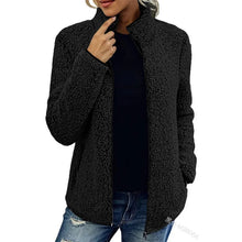 Daria | Fleecejacke für Damen Mit Reißverschluss – Schwarz