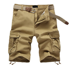 Herren Cargo Shorts aus Baumwolle – Khaki