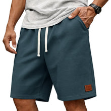 Garenix - Strukturierte Athleisure-Shorts – Marineblau