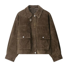 Darya | Kurze Oversize-Jacke – Braun