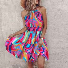 Tanya - Schickes Sommer Boho Neckholder Maxikleid – Lila