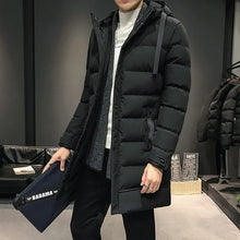 Luxuriöse Steppjacke für Herren – Schwarz
