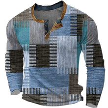 Soreth - Patchwork-Langarmhemd mit weicher Haptik – Blau