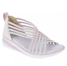 Barbara - Schicke Bequeme Damen Keilsandalen – Rose