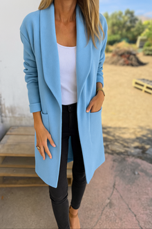 Clarissa™ | Luxuriöses Jas – Hellblau