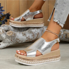 OrthoVita™ – Damen Sandalen mit Orthopädischer Unterstützung – Silber