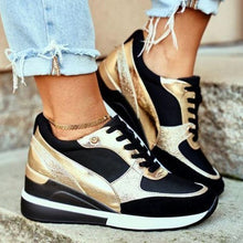 Air Sneakers - Nie wieder wunde Füße – Schwarz - Gold