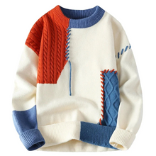 Stilvoller Strickpullover – Orange