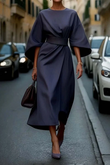 Aria - Stilvolles Kleid – BLAU