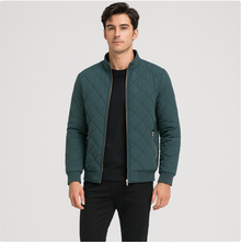 Tobias | Gesteppte Winterjacke für Herren – Grün