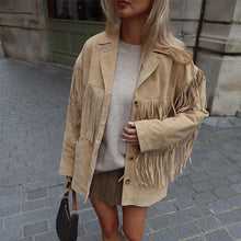 Dakota | Wildleder-Fransenjacke – Boho-Chic trifft auf Western-Style – Beige