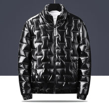 Steppjacke mit Kapuze für Männer - Luuk – Schwarz ohne Kapuze