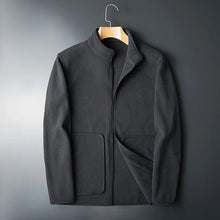 Leichte Herren-Fleecejacke mit kontrastierenden Details - Erian – Dunkelgrau