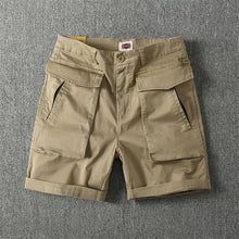 Shakal – Elegante Fracht-Kurzhosen – Khaki