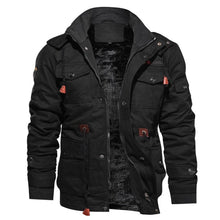 Corbin - Mit Fleece gefütterte Winterjacke – Schwarz