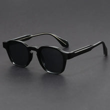 Tara | Vintage-Sonnenbrille mit kräftigem Rahmen – Schwarz
