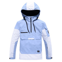Lara | Damen Winter-Skijacke mit Kapuze und Wärmender Isolierung – Himmelblau
