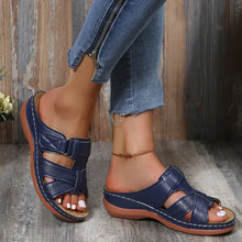 Amelia - Offene Freizeit Sandalen – Dunkelblau