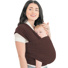 Rückenunterstützende Babytrage - CuddleWrap – Braun