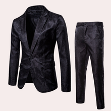 Herren 2-Teiler Hochzeitsgast Anzug | Blazer und Hosen – Schwarz