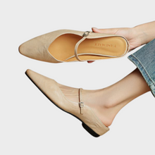 Tanja | Damen Slipper aus Echtem Leder – Beige