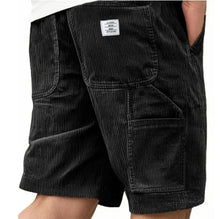 Jesper – Bequeme Cargoshorts – Schwarz