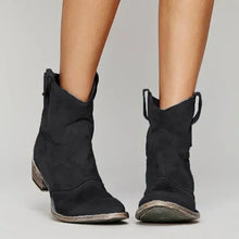 Freyona | Stilvolle Cowboy Stiefeletten – Schwarz