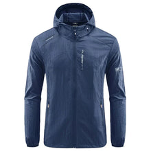 Thomas | Hochwertige Windbreaker-Jacke – Dunkelblau