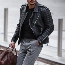 PARKER - Elegante Premium Lederjacke für Herren – Schwarz