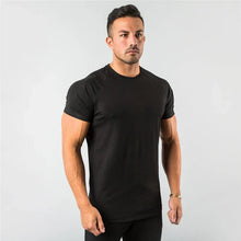 Herren Atmungsaktiv Sportlich T-Shirt | Kurzarm – Schwarz