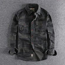Corvin - Premium Camouflage-T-Shirt – Schwarz