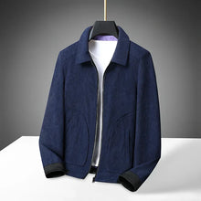 Cordjacke mit Reißverschluss für Männer - Emeric – Blau