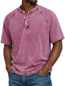 Esarot – Vintage-Hemd Mit Knöpfen – Rosa