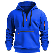 Lars | Hoodie mit Reißverschluss – Blau