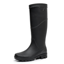 Herren Wasserdichte Gummistiefel | Schwarz – Schwarz 43cm