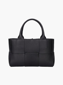 Damen Handtasche Vegan Leder – Geflochten & Elegant – Schwarz