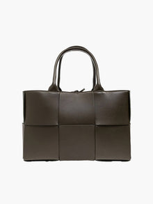 Damen Handtasche Vegan Leder – Geflochten & Elegant – Braun