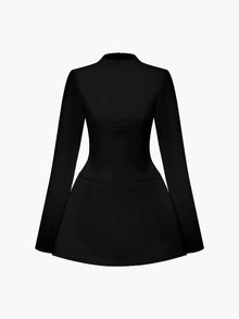 Elysia Mini Dress – Schwarz