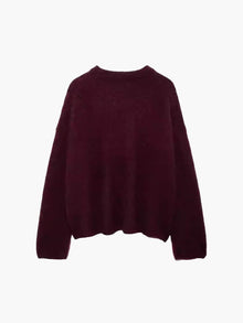 Shiela Burgundy Pullover – Burgund