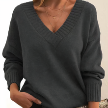 Softhaze™ – Feiner Kaschmir-Pullover in Modernem Design – Dunkelgrau
