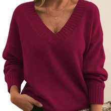 Softhaze™ – Feiner Kaschmir-Pullover in Modernem Design – Rot
