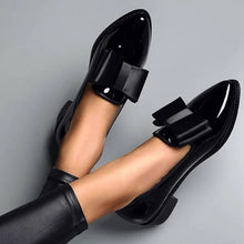 Viktoria - Modische Loafer mit dickem Absatz – Schwarz