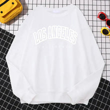 Damen-Sweatshirt mit Rundhalsausschnitt | Übergroß – Weiß