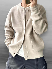 Strickjacke Mit Knopfleiste - Tristan – Beige