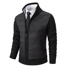 Stylische Strickjacke mit Reißverschluss für Winter – Schwarz