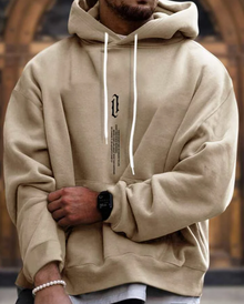 Stylischer Kapuzenpullover für Lässige Eleganz – Beige