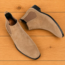 Andrus - Lässige Chelsea Stiefel – Beige