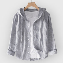 Phoebe | Luftige Hemdbluse – Grau